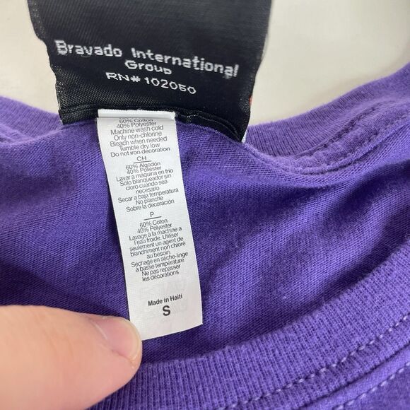 Harley Davidson Women’s V Neck T Shirt Small, Purple Sturgis SD Eagle 82nd Anniv - Picture 5 of 7